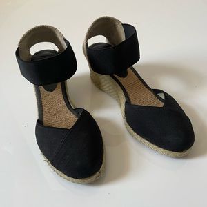 Ralph Lauren Wedge Espadrilles Elastic Upper